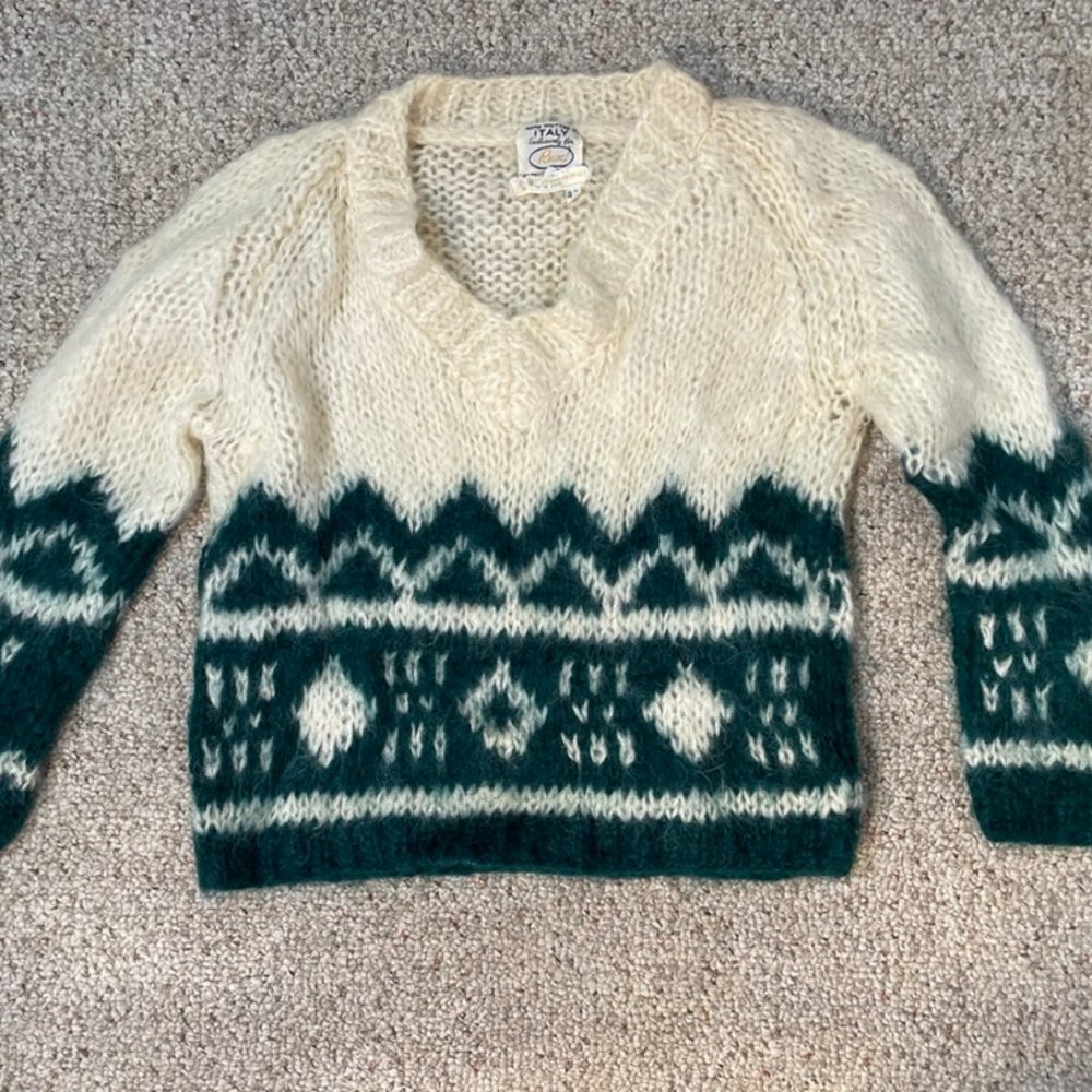 Vintage Mohair sweater Made in Italy XS or Kids